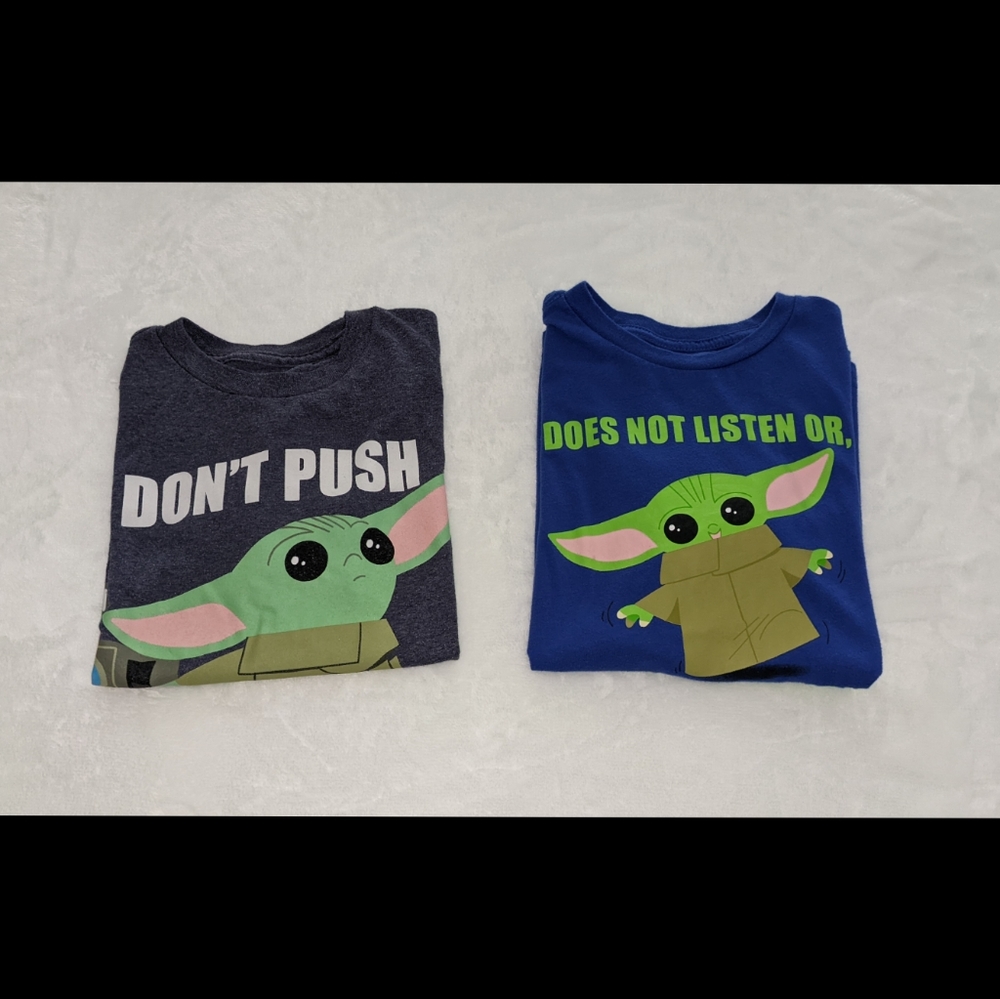 Boy's Star Wars Baby Yoda Shirts